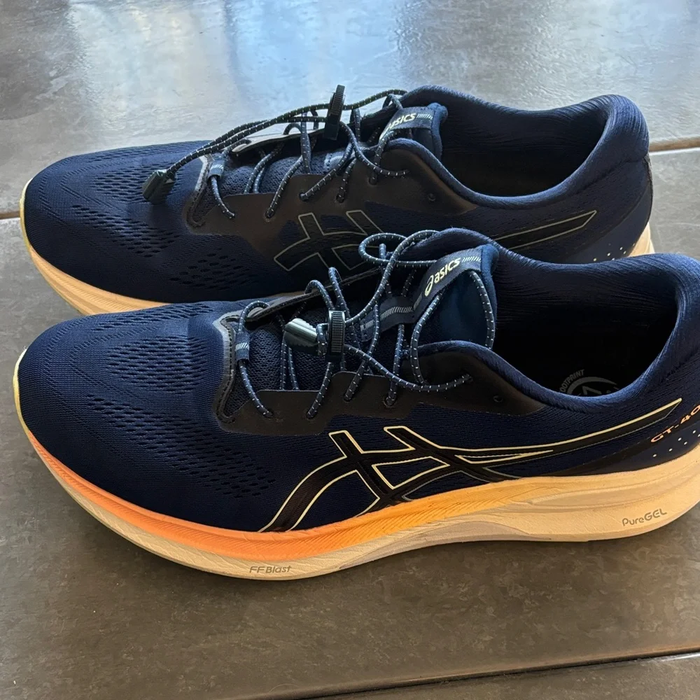 ASICS GT-4000 4  in Blue Expanse Cool Matcha Running Shoes - Picture 3 of 8